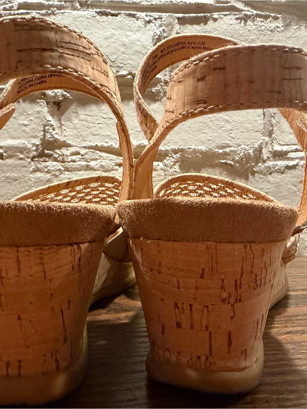 BareTraps Woven Beige Slingback Sandals - Picture 8 of 12